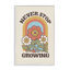Art giclée sur toile "Never Stop Growing" rétro par Nataly White-107873698-111706705