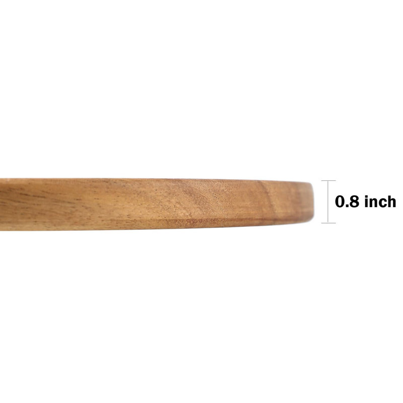 Millwood Pines Ciwan Walnut Cheeseboard, 15" L x 8.7" W