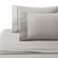 Ensemble de draps 6 pièces avec 4 taies d'oreiller plissées en rayonne de coton rayé 4 pièces avec 4 taies d'oreiller, Marina-1677134315-1677134310