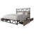 Full Metal Platform Bed With Storage In Natural Oak-396706239-396706232