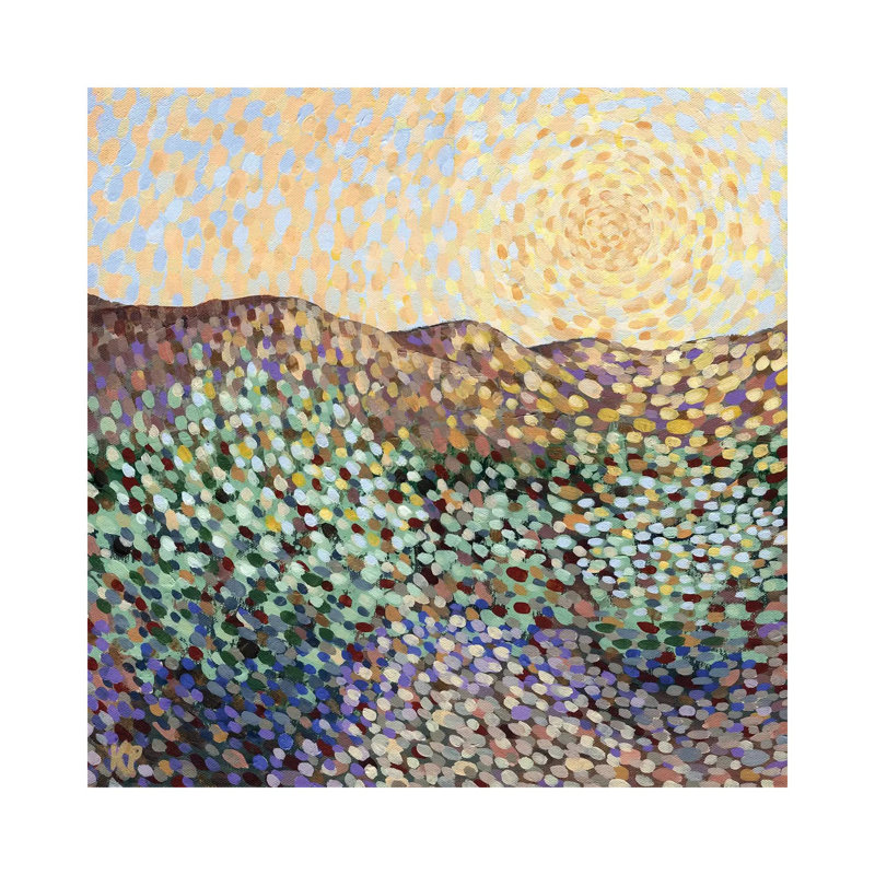 Radiant Light 1 Piece Painting on Canvas, 66.04cm H x 66.04cm W x 1.91cm D, Wrapped Canvas