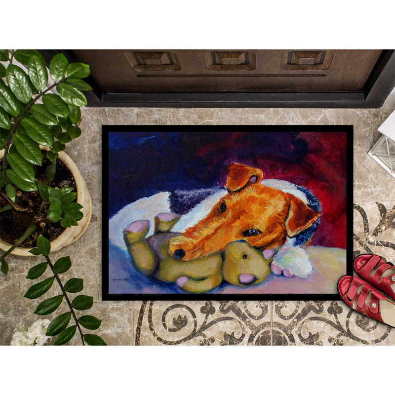 Non-Slip Outdoor Doormat, 1'6" x 2'3"