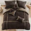 Édredon pour très grand lit 7 pièces en velours côtelé brun - Warm And Bedding 7, King, Luxury Sleepware