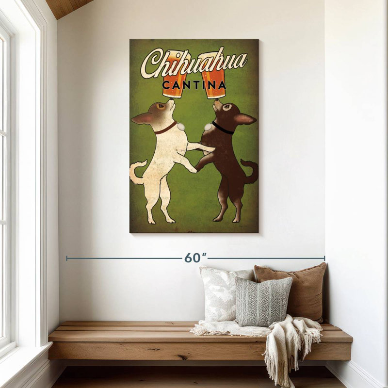 Chihuahua Brampt double, H 45 po x l 30 po
