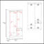 Armoire 2 tiroirs Alder