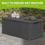 450L Lockable Garden Storage Box,Large Deck Box-128504720