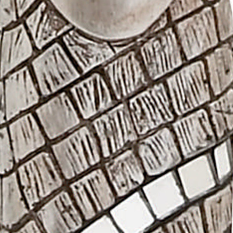 Sculpture Algonac autrichienne debout en polystone avec détails en mosaïque
