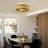 19.3" Boho Caged Ceiling Fan With Lights