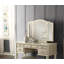 Ensemble de meuble-lavabo de chambre à coucher contemporain avec tiroir et tabouret pliable-1162686672