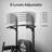 FED Fitness Sportsroyals Series PT4 Power Tower Pull Up and Dip Station, 450 lb Capacity for Home Strength Training
