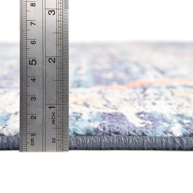 Alkire Floral Indoor Rug, Octagon 3'11" x 3'11"