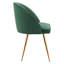 Chaise d'appoint rembourrée en velours Cohen-1312162175