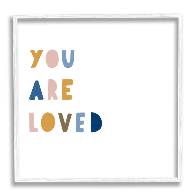 Art mural personnalisé Boy's You Are cmw-075, Giclée encadrée blanc bord de mer, H 17 po x l 17 po, Oui