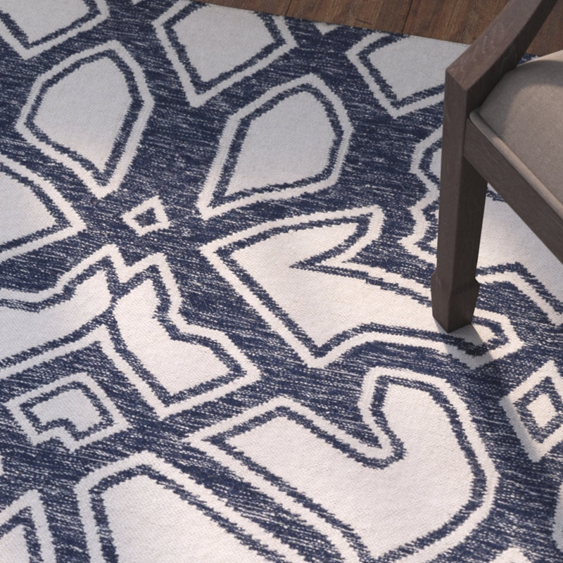 Lagrange Flatweave Wool Abstract Indoor Rug, Rectangle 3'3" x 5'3"