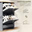 HOMCOM Shoe Cabinet Ultra Slim 2 Flip Drawers 6-12 Pairs-864724673