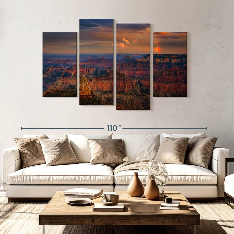 Alvord Point Imperial Grand Canyon, H 54 po x l 84 po