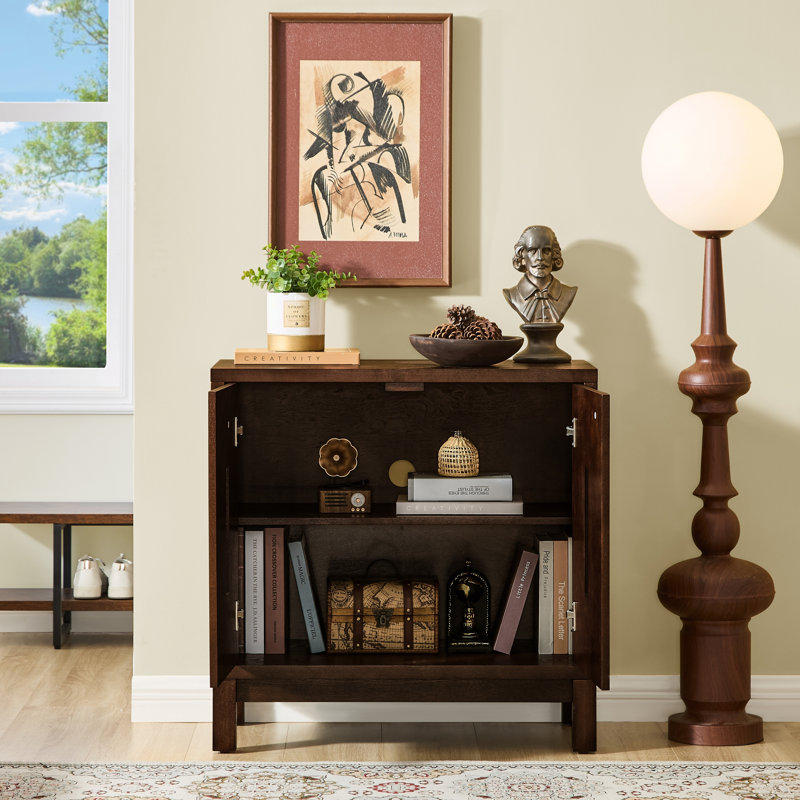 Buffet 31,5 "Mid Century, Dark Brown