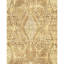 Wool Oriental Area Rug in Gold