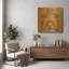 « Appareil photo en liège » de Kamdon Kreations, décoration murale en métal, 91,4 cm x 91,4 cm-133432110