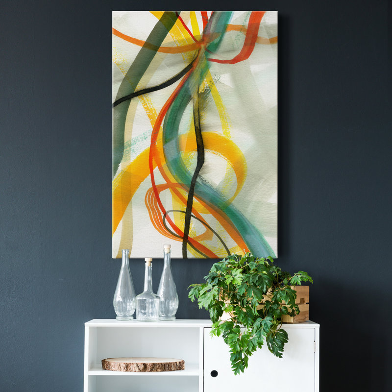 Window Drama I-impression d’art graphique sur toile tendue, H 12 po x l 8 po x P 1 po