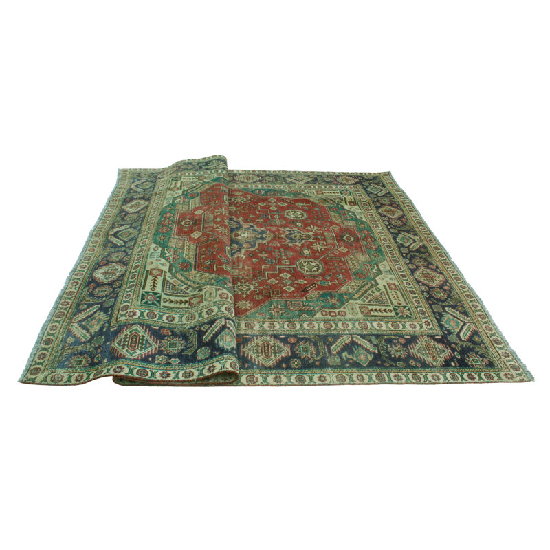 Tapis rouge délavé Fine Vintage