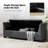 Aristides 59.8"W Modern Storage Bench Two Cushions Included with Sturdy Plastic Legs-1072604486