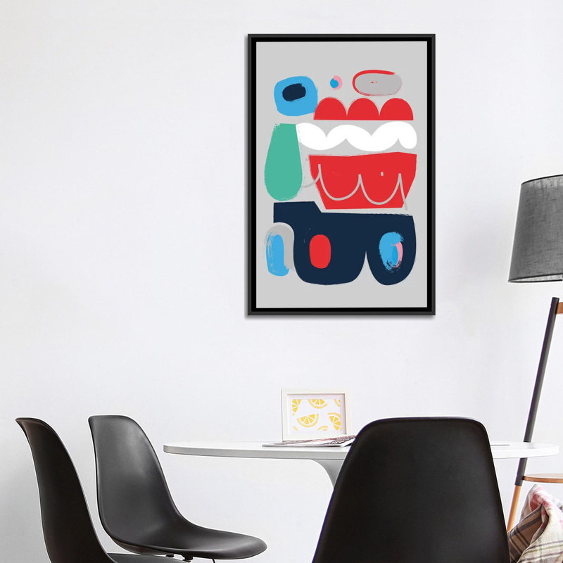 Dragon par Alessandro La civita - impression d'art graphique, H 40 po x l 26 po x P 1,5 po, Toile encadrée noire