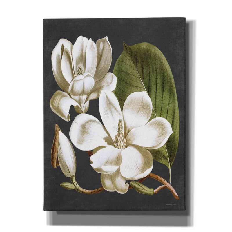 «Magnolia» par Lettered & Lined, estampe numérique sur toile, H 54 po x l 40 po x P 1,5 po
