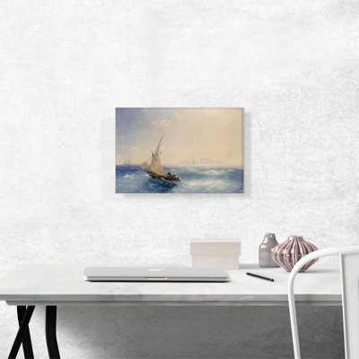 " Sail Boat " by Ivan Aivazovsky Painting Print