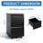 2 Drawer Metal Mobile File Cabinet With Lock And Removable Bar - Holds Legal/Letter/A4 Papers, Fully Assembled Black Rolling Drawers Docs, Office Accessory-120659711