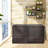 Winado 96 Gallons Gallon Wicker Deck Box in Brown