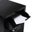 Coffre-fort à clavier 72 pi. Cu. Avec code à deux broches, pêche, acier massif, noir, 13,88 po P x P 16,18 H, fonction 41,33 lb, uni, profondeur, largeur, hauteur,