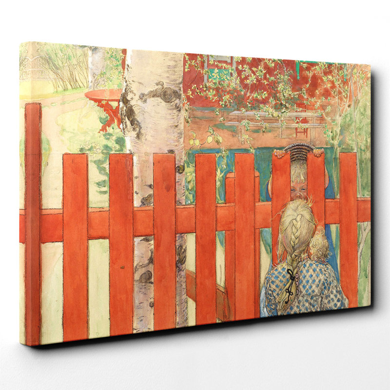 Carl Larsson - Wrapped Canvas Painting, 70cm H x 100cm W
