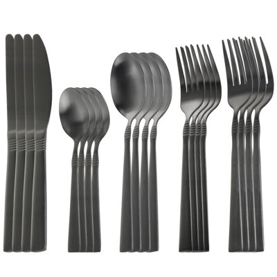 MegaChef Cravat Stainless Steel Flatware Set - Service for 4