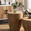 Table basse de style rétro avec rangement suffisant - Bois massif et fabrication, 20,63 po x 20,63 po x 23,47 po, capacité de charge de 220 lb, espace, sapin de forme rétro facile à nettoyer, carré de 20,63 po, 23,47 po