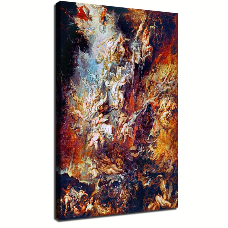 «Rubens Fall of the Dam dam», reproduction d'art, 12x18inch