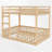 Full Over Full Bunk Bed With Full Guardrails-2058943240