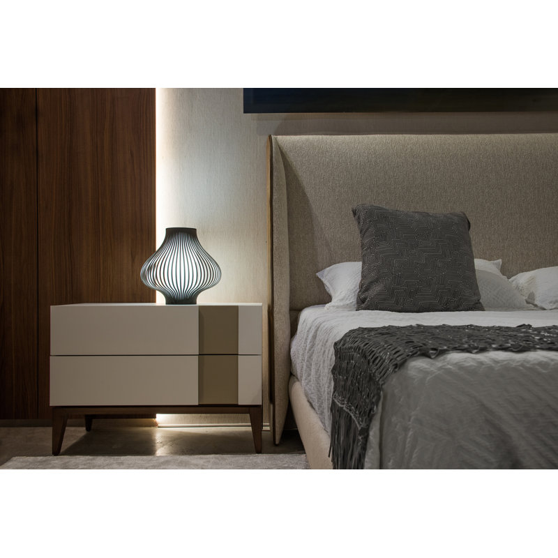Blossom Table Lamp, Dark Gray, 28" H x 20" W x 20" D