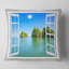 «Open Window to Ocean Islets - Coussin imprimé paysage»-1078241090-1078241095