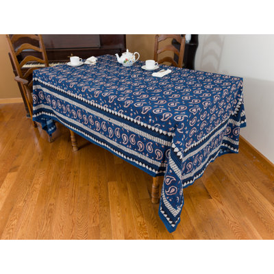 Lyden Rectangle Paisley Cotton Tablecloth