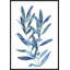 Reproduction d'art encadrée, «Indigo Leaves III»-1526839491-1571337423