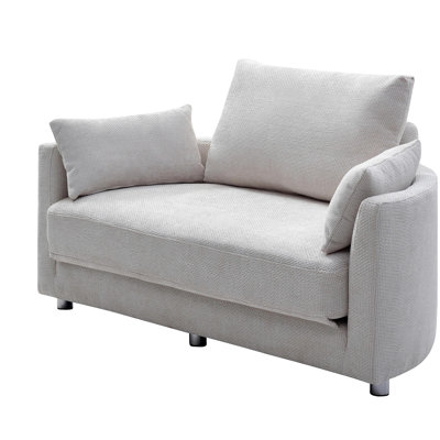 Canapé-lit pliant, canapé-lit à tapis, multifonctionnel, lit rond, canapé-lit réglable, chaises longues pliantes, double, convient aux balcons, aux salons, aux canapés de loisir et de sommeil, beige, 2 couleurs
