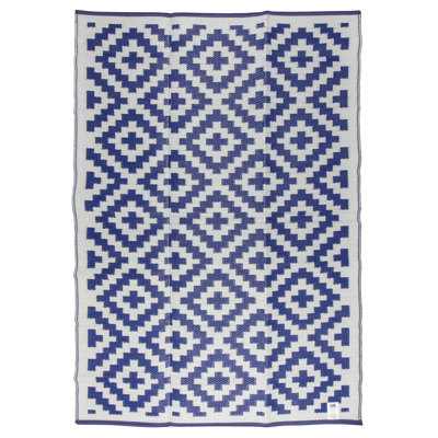 Tapis réversible bleu Kavit Dakota Fields