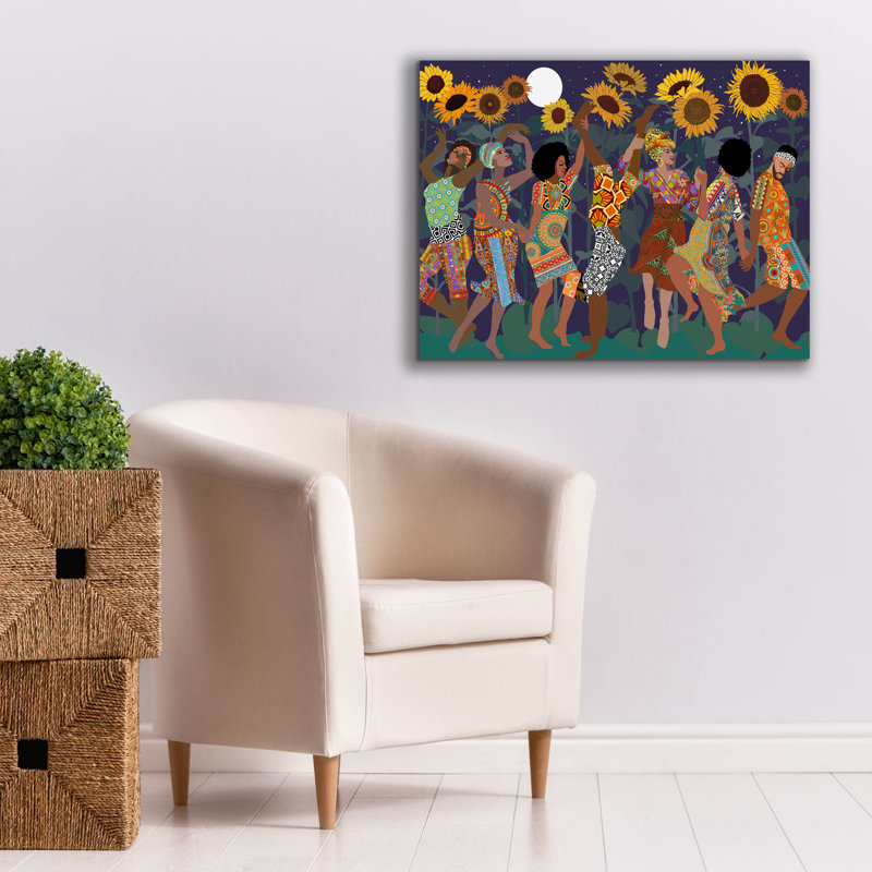 «Dancing Under The Stars» par Art Licensing Studio, art mural sur toile