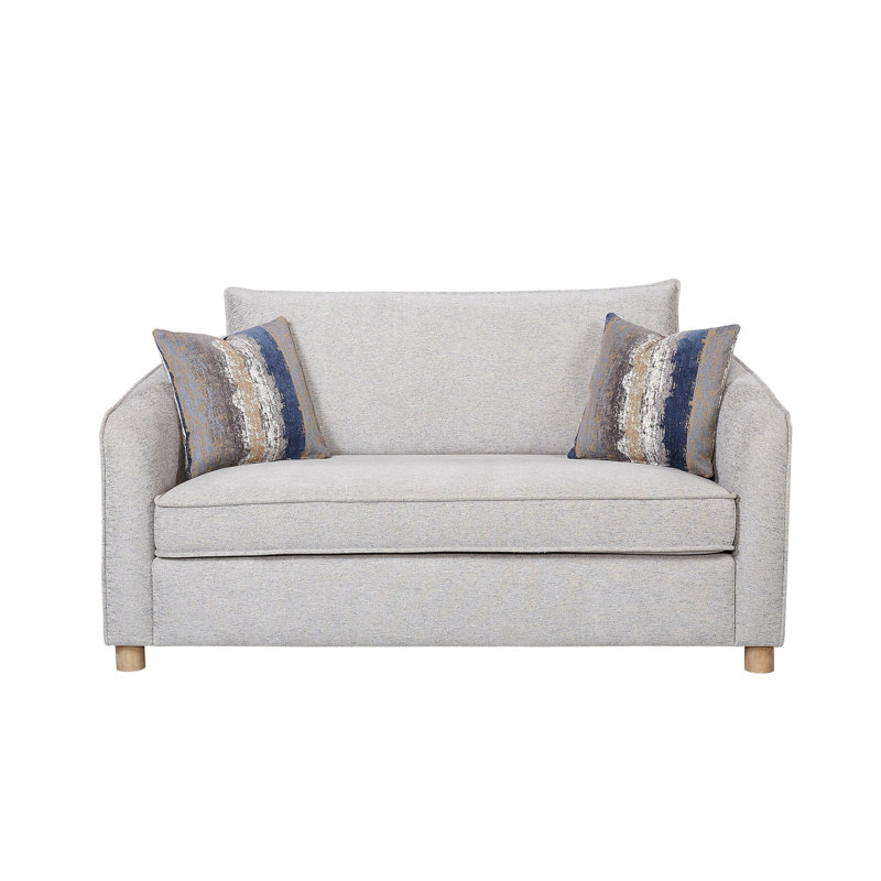 Tissu causeuse - 2 coussins en duvet