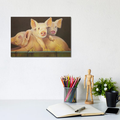 Besotted by Carolyne Hawley - Wrapped Canvas Painting