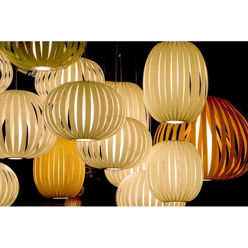 Poppy 1 - Light Pendant, E26/Medium, 16.9" H x 24.8" W x 24.8" D, Sea Blue