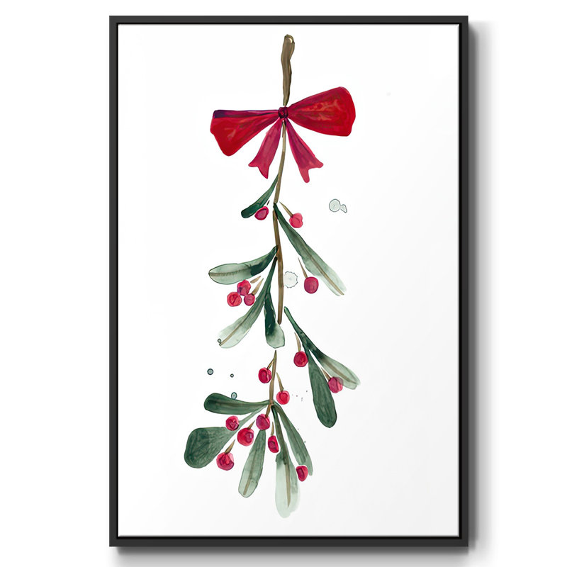 Warm Winter Wishes VI-Framed Gallery Wrapped Canvas, Cadre noir, H 25 po x l 17 po x P 1,5 po
