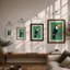 Toucan on Branch Modern - Framed Print-926755251-926755249