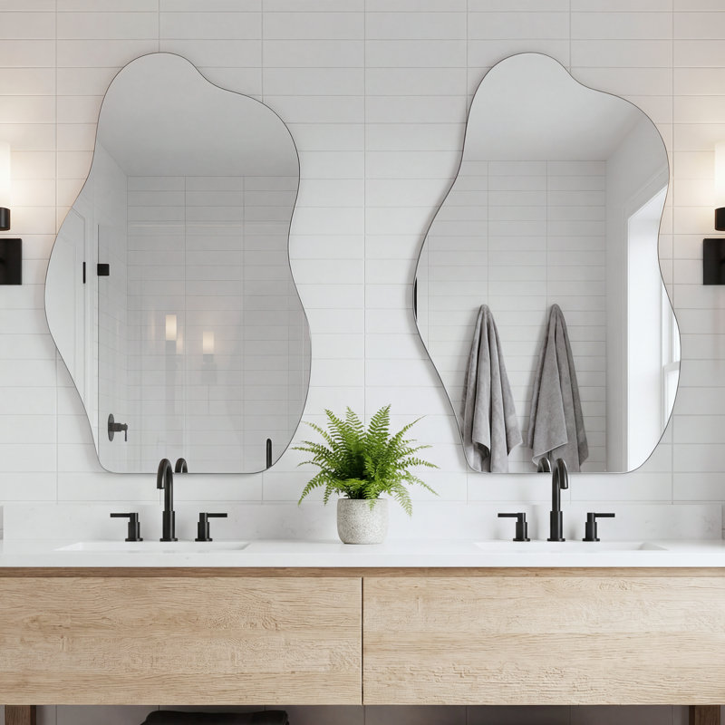 Miroir mural sans cadre 35,8 po Bane